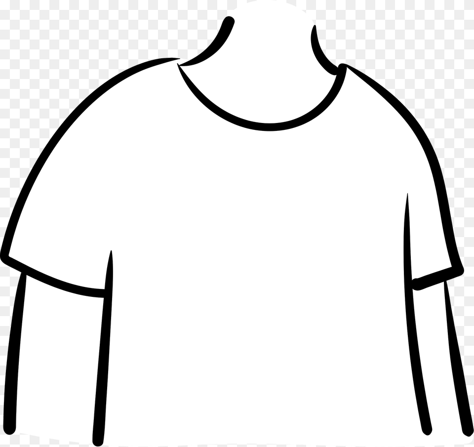 White Tee Clipart, Clothing, Long Sleeve, Sleeve, T-shirt Free Png Download