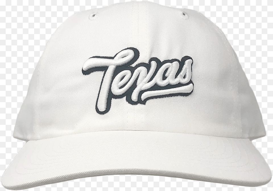 White Texas Dad Hat For Baseball, Baseball Cap, Cap, Clothing, Helmet Png