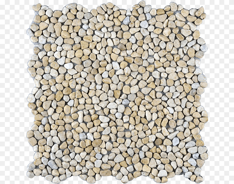 White Thassos 1 14 Hexagon, Pebble, Road Free Png Download