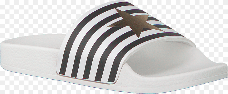 White The Brand Flip Flops Star Stripes Omodacom Shoe, Clothing, Footwear, Sandal Png Image