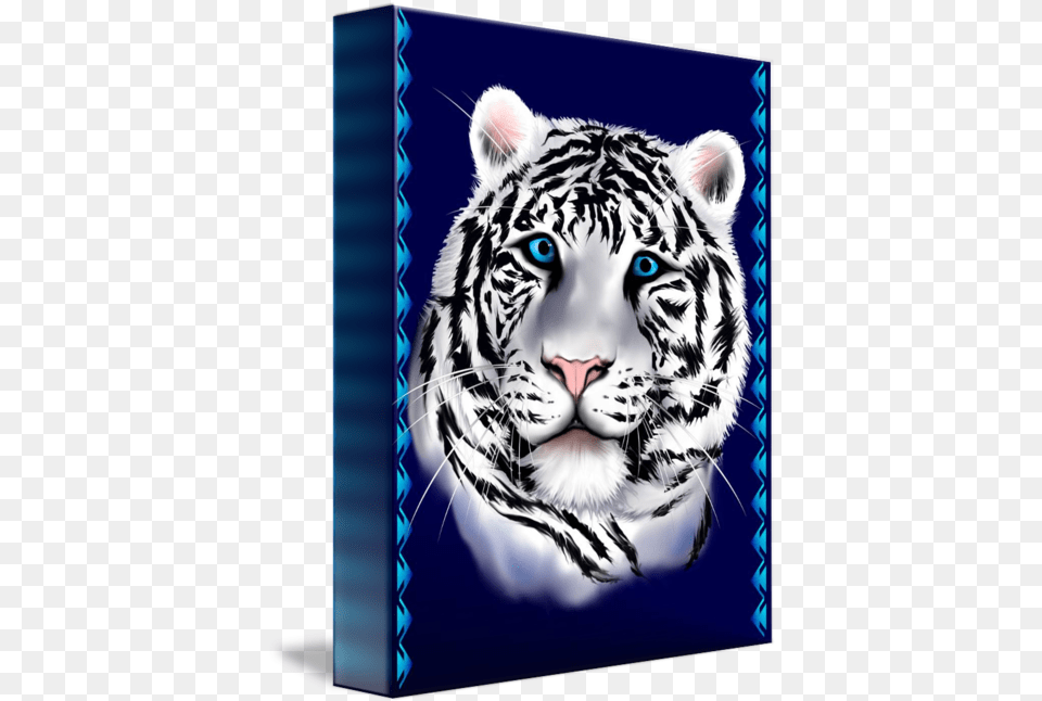 White Tiger Face By Lotacats Fun Pix White Tiger, Animal, Mammal, Wildlife Free Png Download