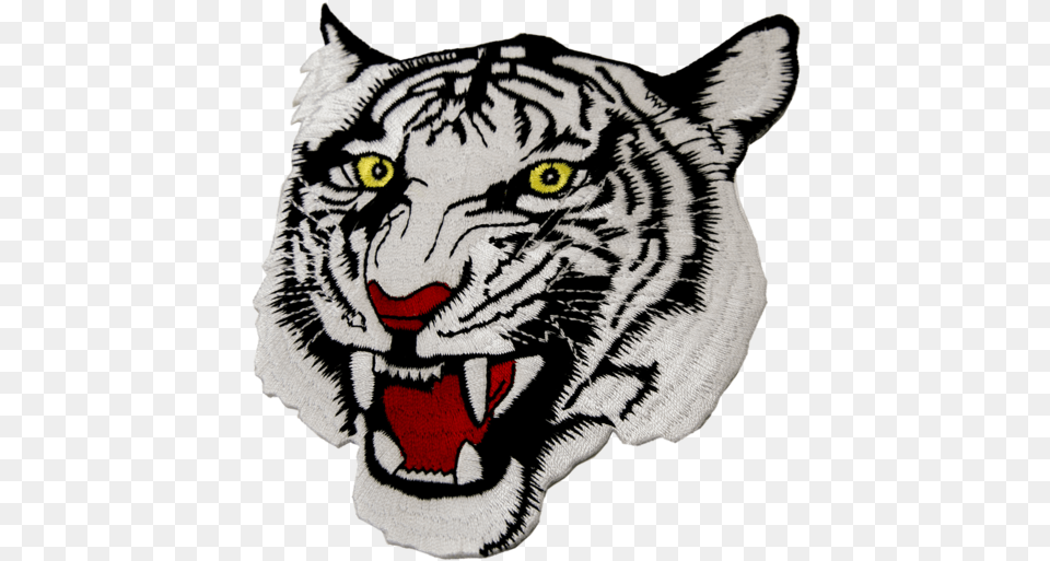 White Tiger Patch 4quot White Tiger Patch, Animal, Mammal, Wildlife Free Png Download