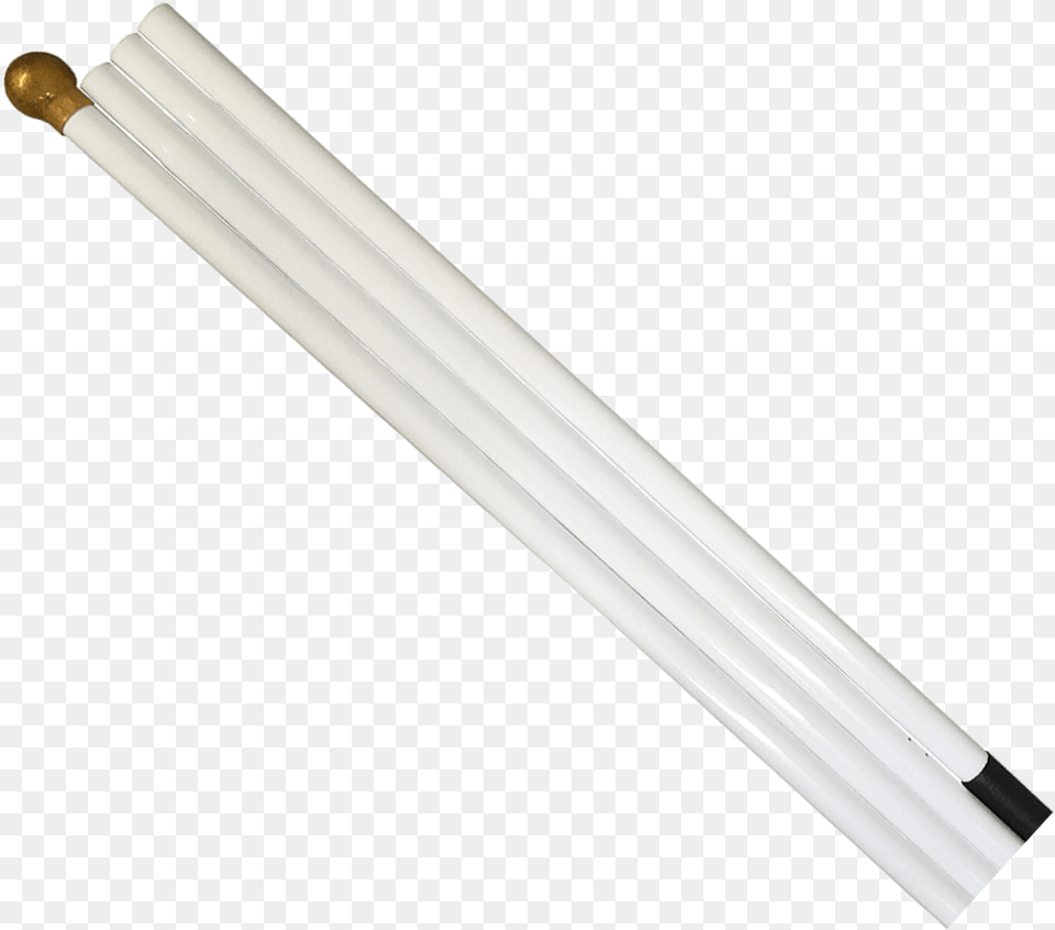 White Titan Flagpole Replacement Sections Fluorescent Lamp, Blade, Dagger, Knife, Weapon Free Png