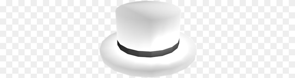 White Top Hat Jj5x5s Top Hat Roblox, Clothing, Hardhat, Helmet Free Png