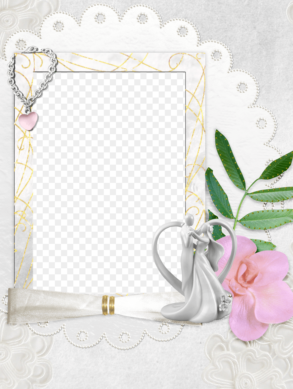 White Wedding Frame Wedding Invitation Frames, Flower, Plant, Rose, Envelope Free Transparent Png