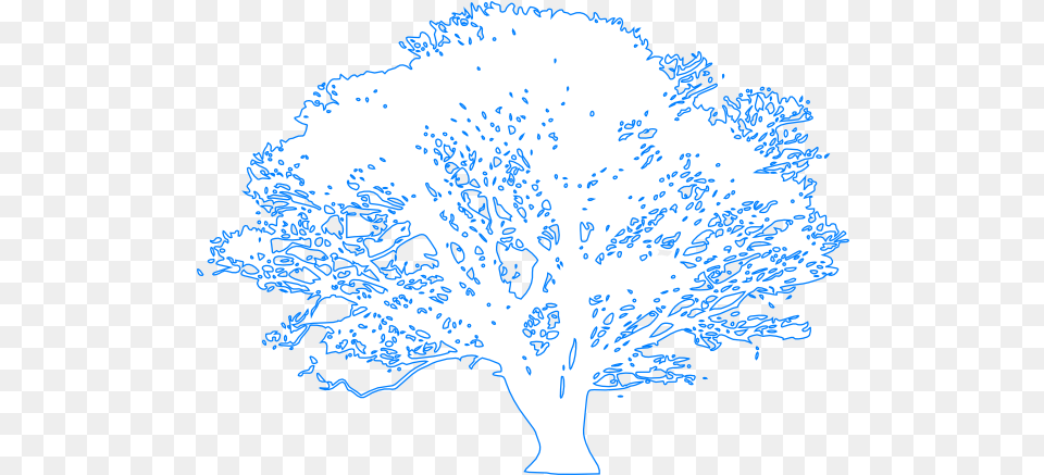 White Tree Blue Outline Clip Art Vector Clip Joyce Meyer Quotes, Oak, Plant, Sycamore, Outdoors Free Png