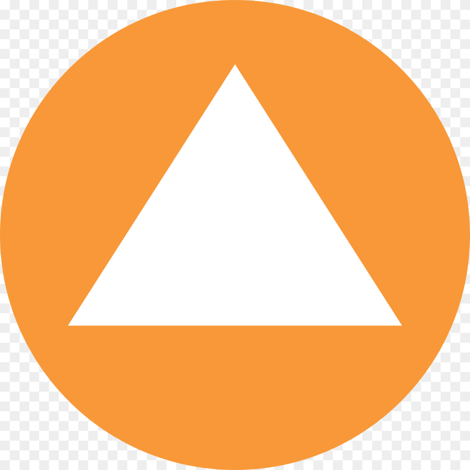 White Triangle In Orange Background, Astronomy, Moon, Nature, Night Png