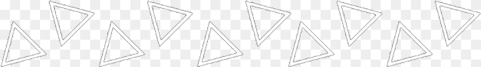 White Triangle Triangles Whitetriangle Underline Triangle Png