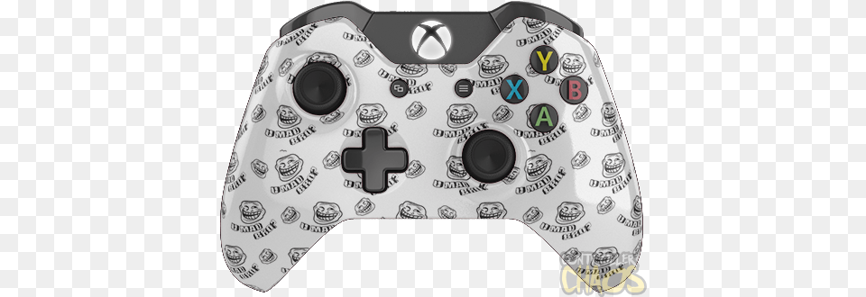 White Trollface Resident Evil Xbox Controller, Electronics Free Transparent Png