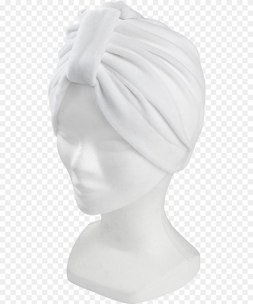 White Turban Bust, Clothing, Adult, Female, Person Png Image