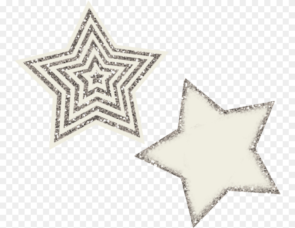 White Twinkling Stars Silver Glitter Sky Mary And Joseph Nativity, Star Symbol, Symbol, Cross Free Transparent Png