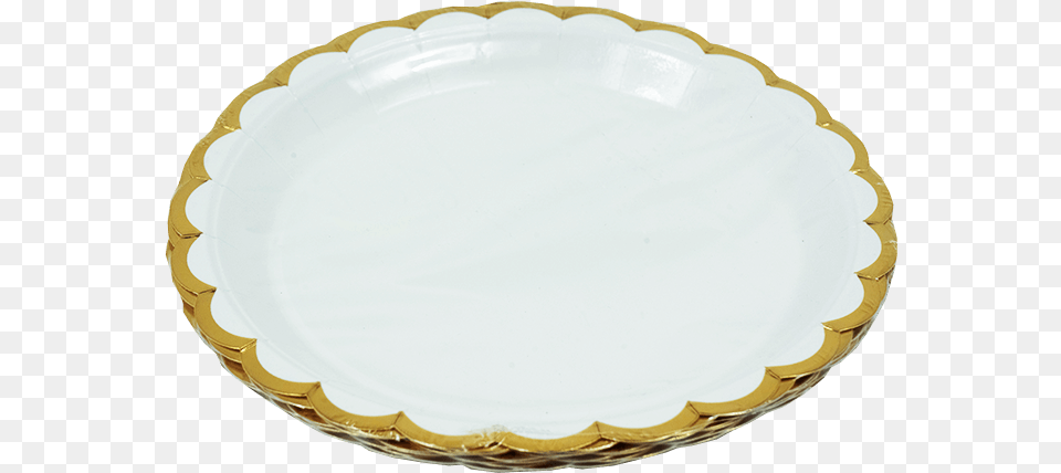 White U0026 Gold Trim Plate 21cm Plate, Art, Porcelain, Pottery, Bowl Free Png