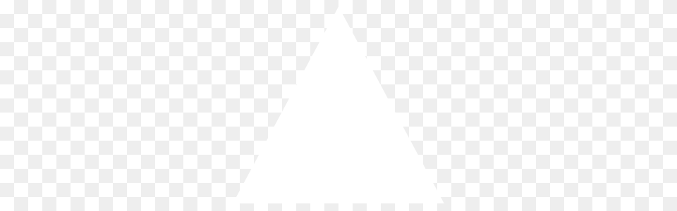 White Up Arrow, Triangle Free Png Download