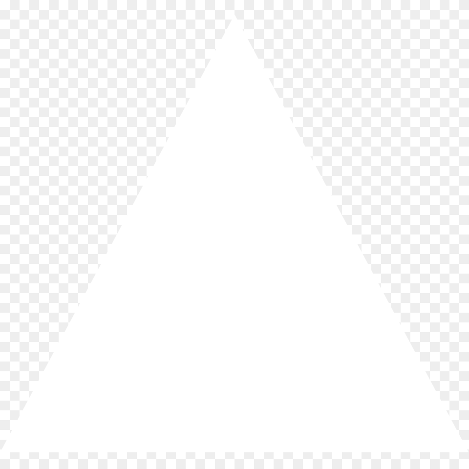 White Up Arrow, Triangle Png Image