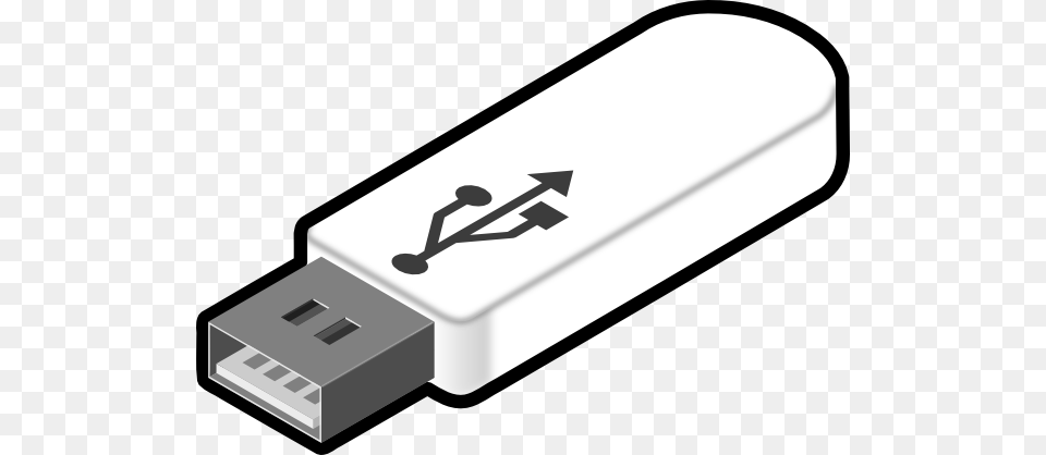 White Usb Clip Art, Adapter, Electronics, Hardware, Computer Hardware Free Png