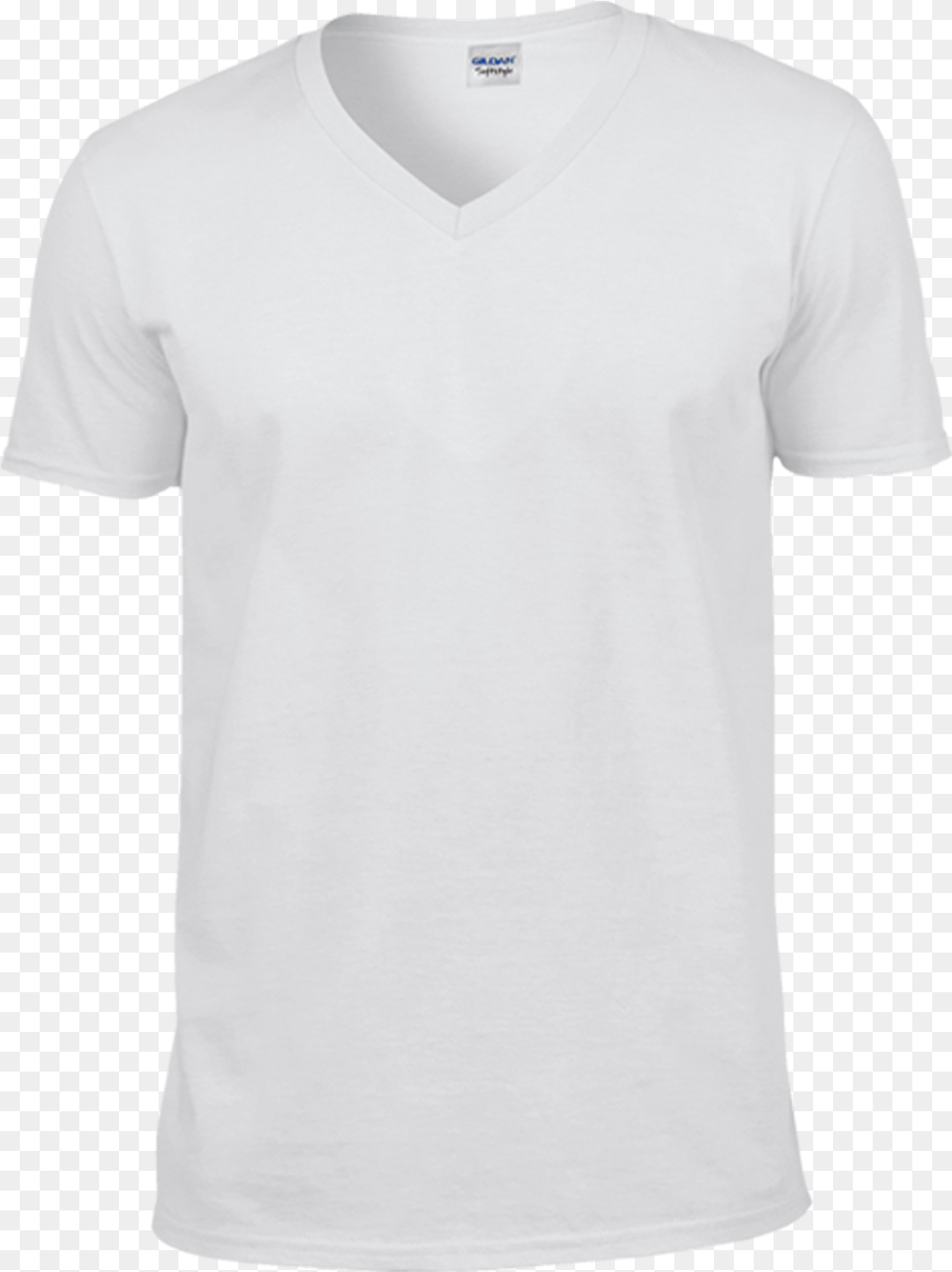 White V Neck T Shirt Template T Shirt, Clothing, T-shirt Png Image