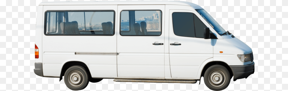 White Van Bus, Caravan, Minibus, Transportation, Vehicle Free Transparent Png