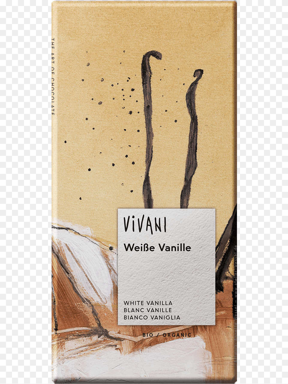 White Vanilla Vivani White With Real Vanilla Choc 100g 1 X, Advertisement, Poster, Book, Publication Free Transparent Png