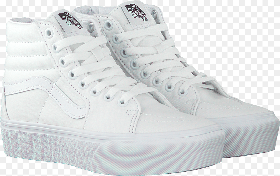 White Vans High Sneakers Ua Sk8 Plimsoll, Clothing, Footwear, Shoe, Sneaker Free Transparent Png