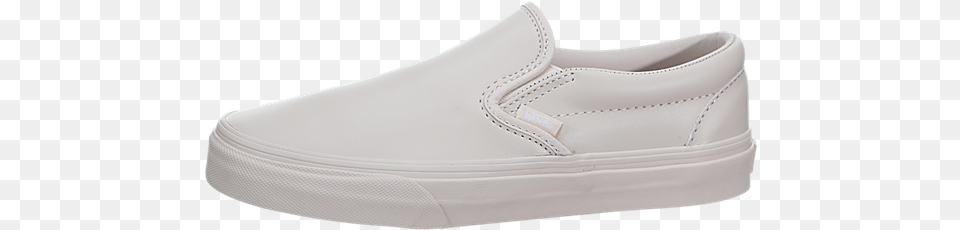 White Vans Slip On Shoe, Clothing, Footwear, Sneaker, Canvas Free Transparent Png