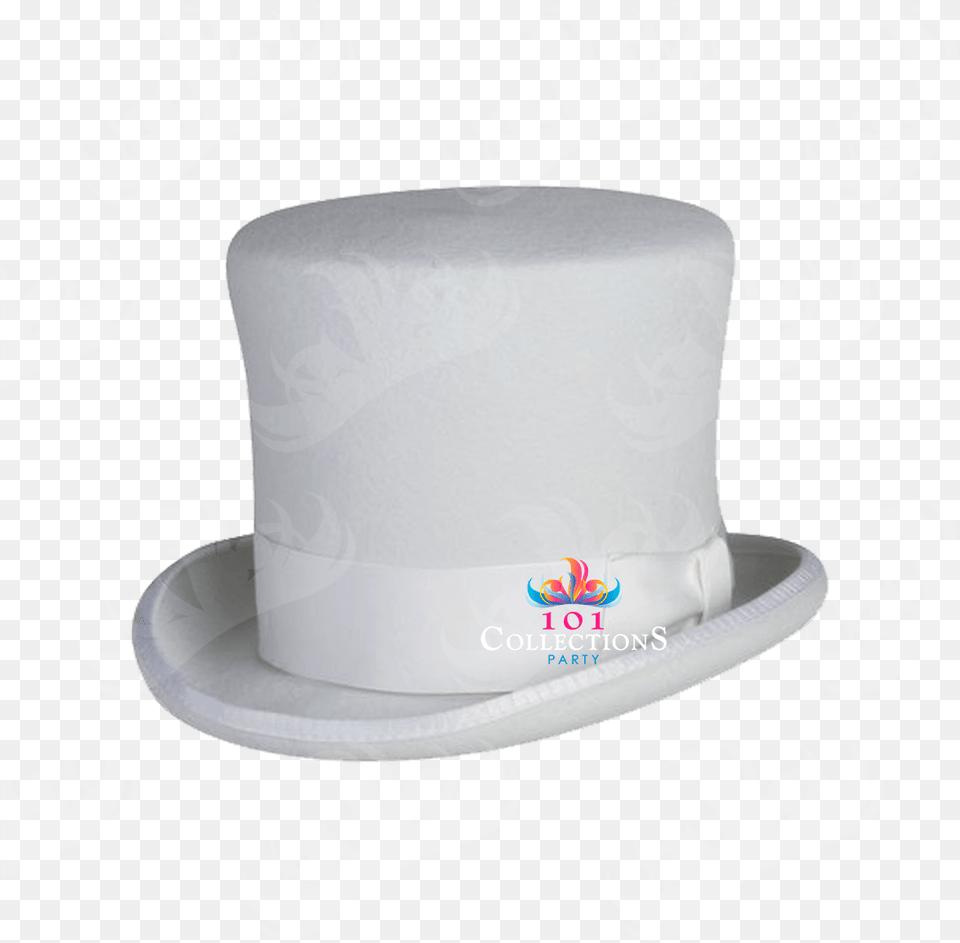 White Victorian Top Hat, Clothing, Food, Dessert, Cream Png Image