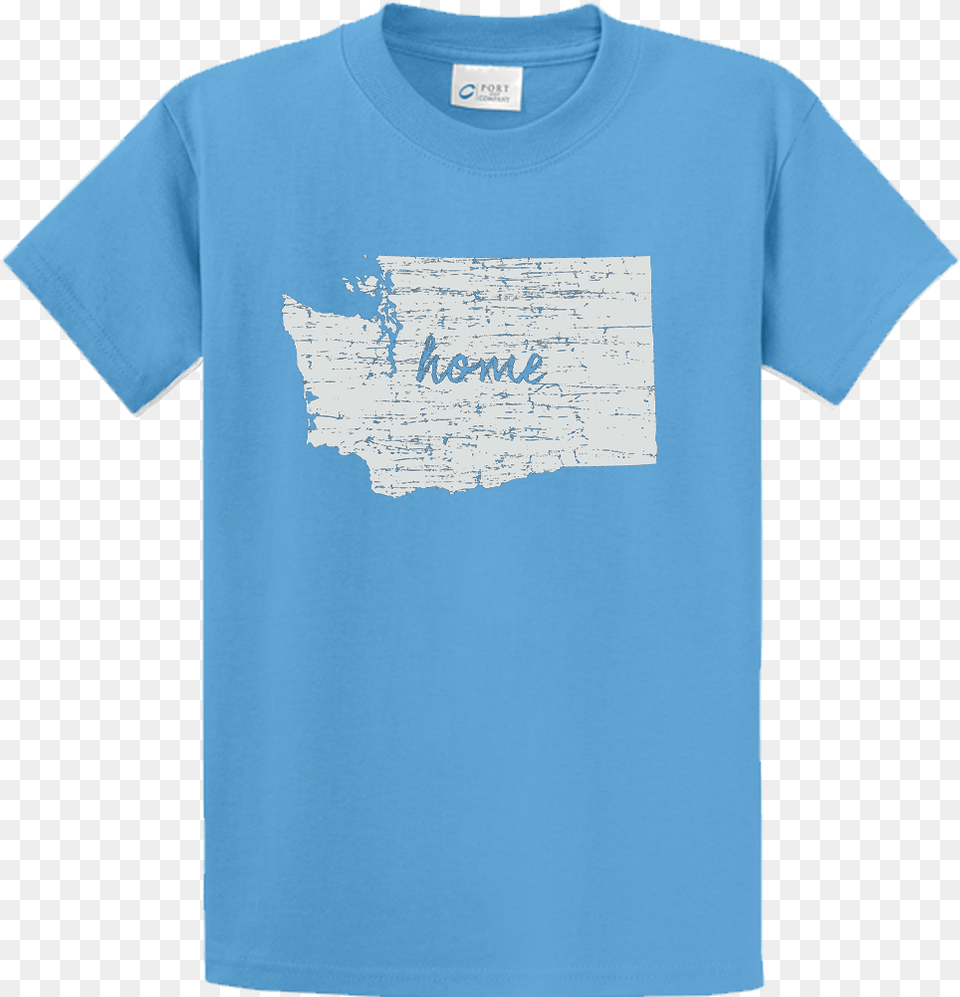 White Wa State Home Shirt T Shirt, Clothing, T-shirt Png