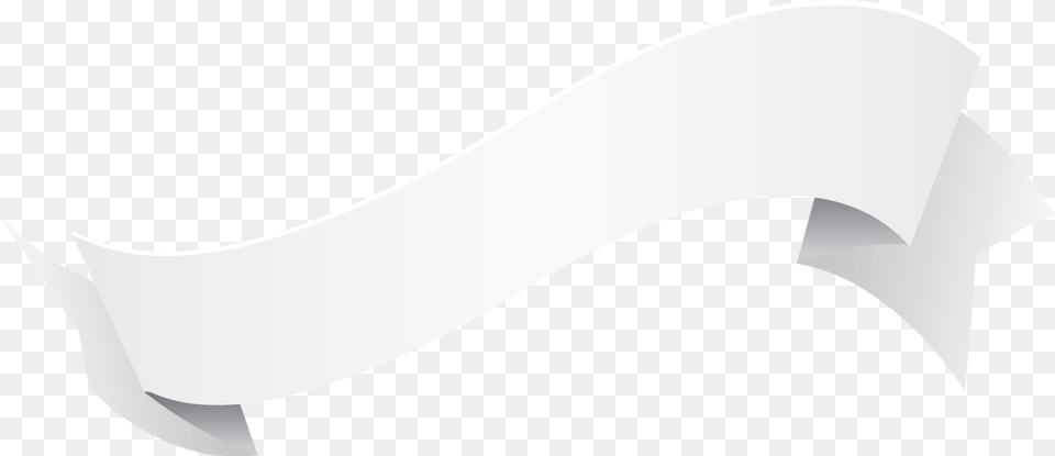 White Wave Diagonal Ribbon Banner With Fold Wedge End White Ribbon Banner, Art, Graphics, Paper, Text Free Transparent Png