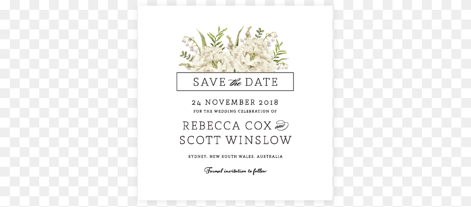 White Wedding Save The Date Black Save The Date Wedding, Advertisement, Herbal, Herbs, Plant Free Transparent Png