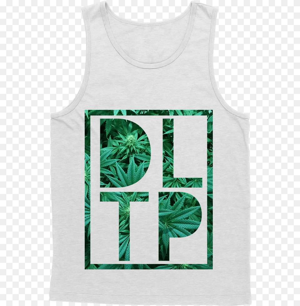 White Weed Tank Active Tank, Clothing, Tank Top, T-shirt, Plant Png