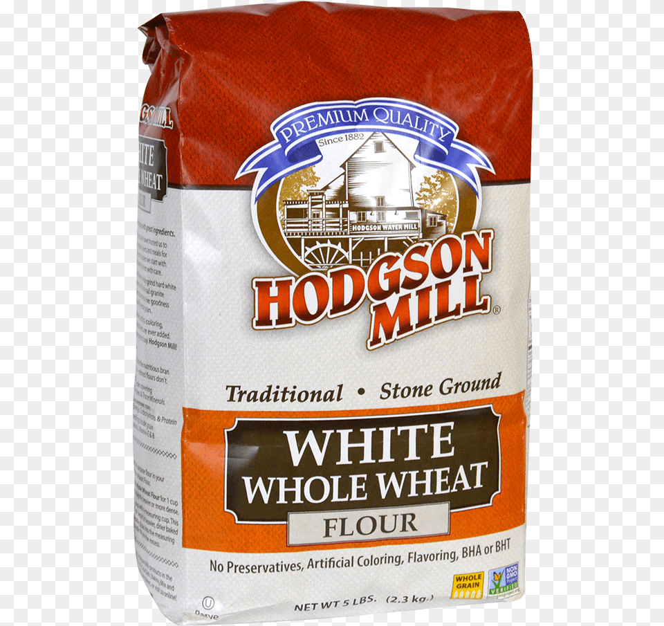 White Whole Wheat Flour Hodgson Mill White Flour, Food, Powder, Can, Tin Png