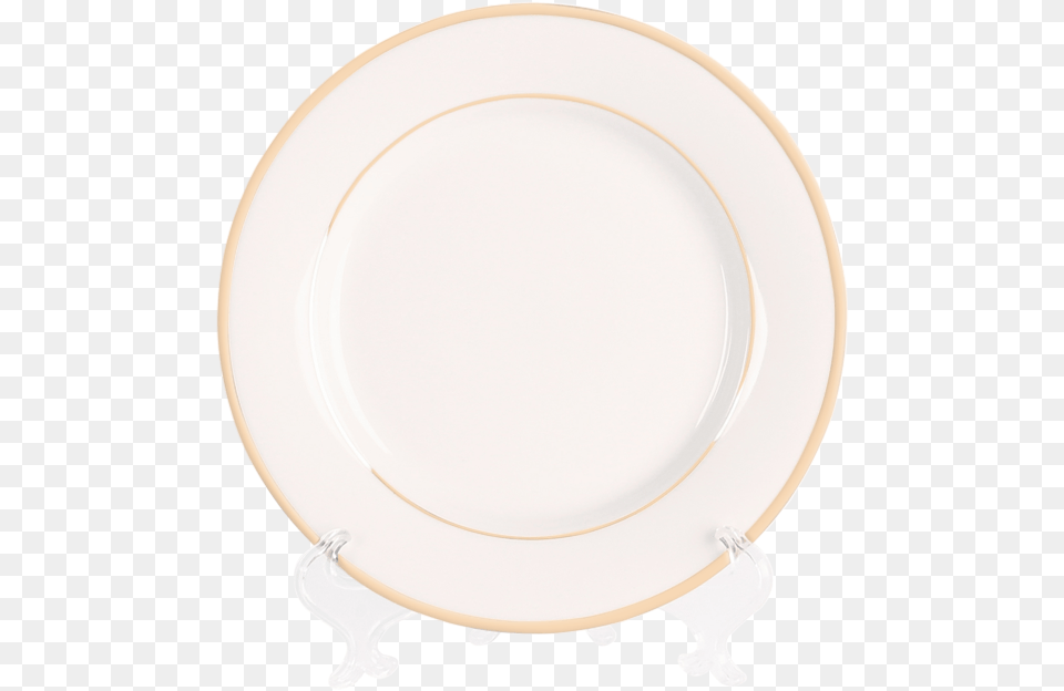 White With Gold Border Bread Plate 6u201d Serving Platters, Art, Dish, Food, Meal Png