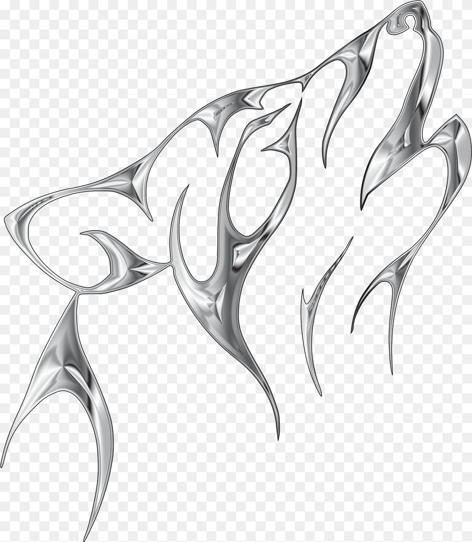 White Wolf Abstract Wolf Line Drawing, Electronics, Hardware, Accessories, Claw Png