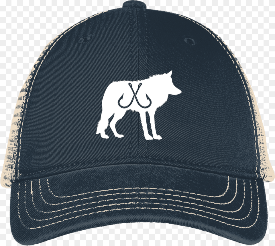 White Wolf Mesh Hat, Clothing, Baseball Cap, Cap, Animal Free Transparent Png