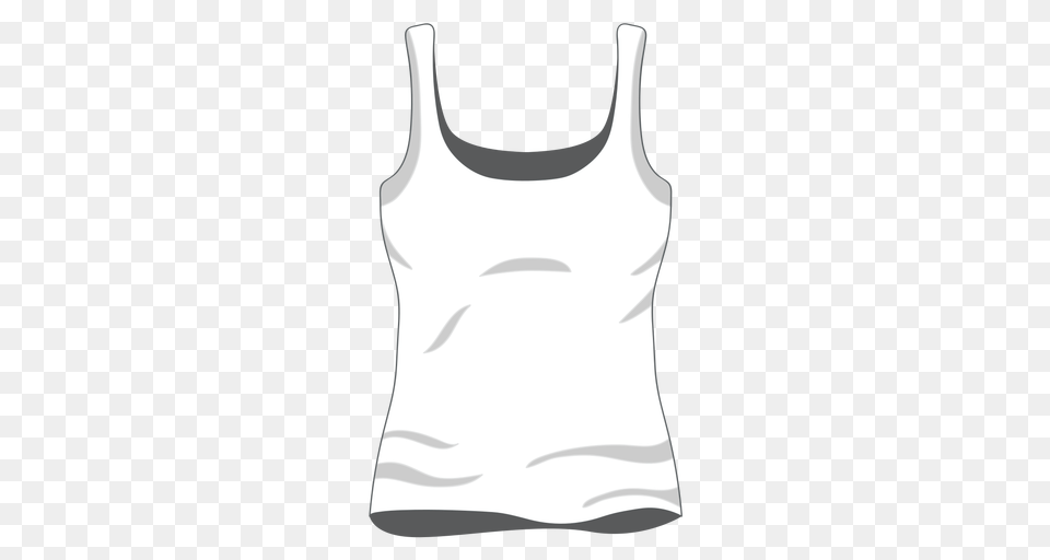 White Women Tank Top Icon, Clothing, Tank Top, Undershirt, Vest Free Png Download