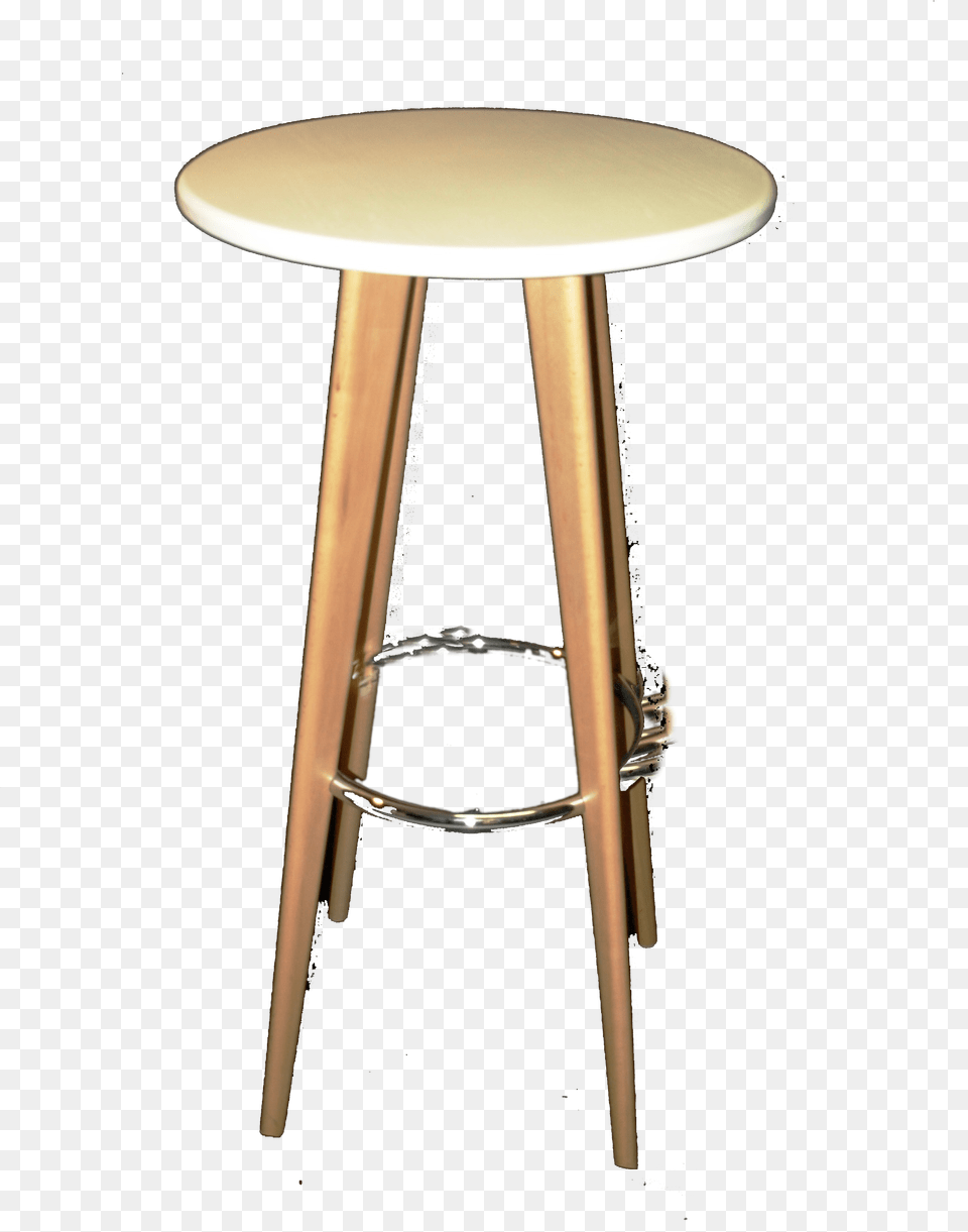 White Wooden High Table Bar Stool, Bar Stool, Furniture Free Transparent Png