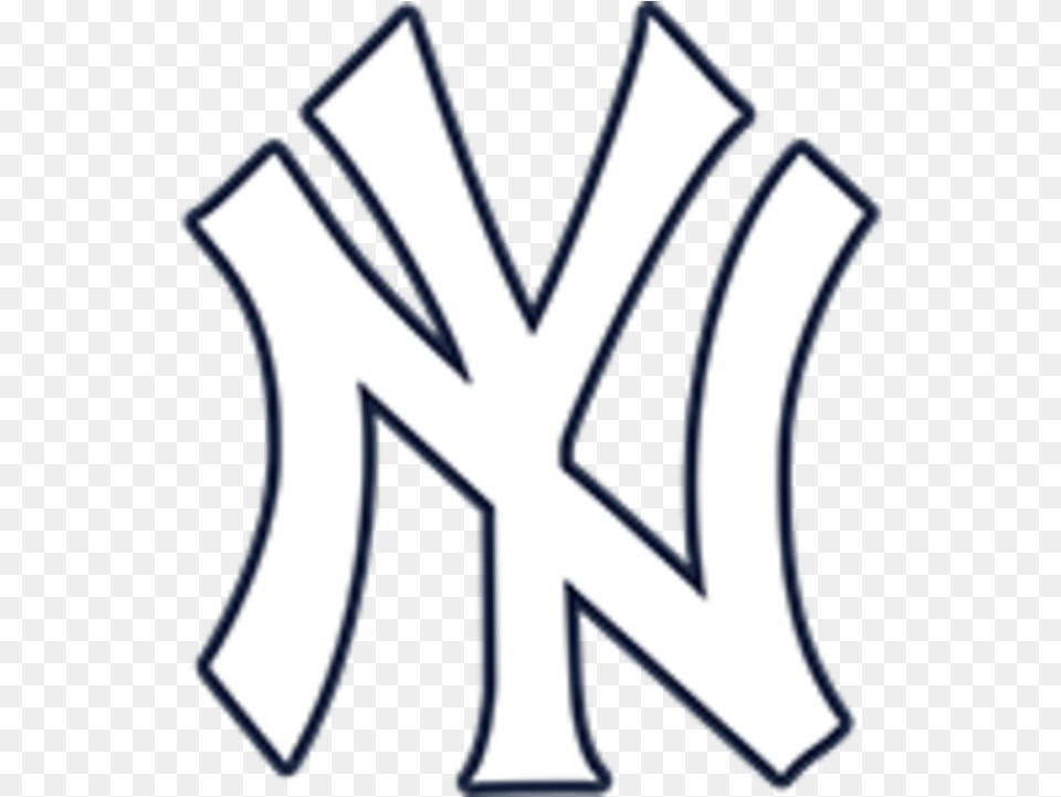 White Yankees Logo 4 By Erin New York Yankees Logo Transparent, Symbol Free Png