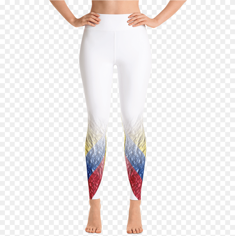 White Yoga Leggings, Clothing, Hosiery, Pants, Tights Free Png Download