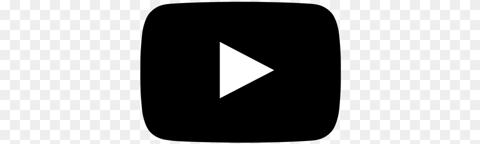 White Youtube Logo, Triangle Png