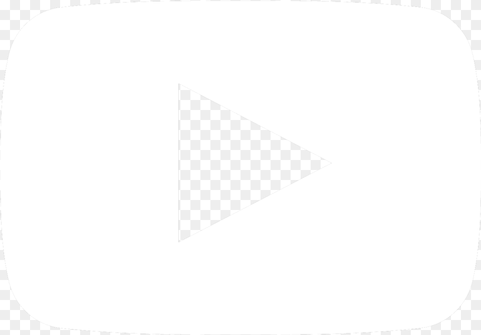 White Youtube Logo, Triangle Png