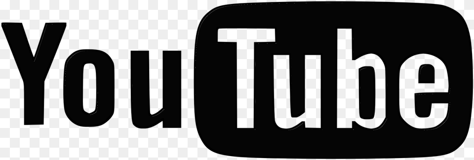 White Youtube Logo, Text Free Transparent Png