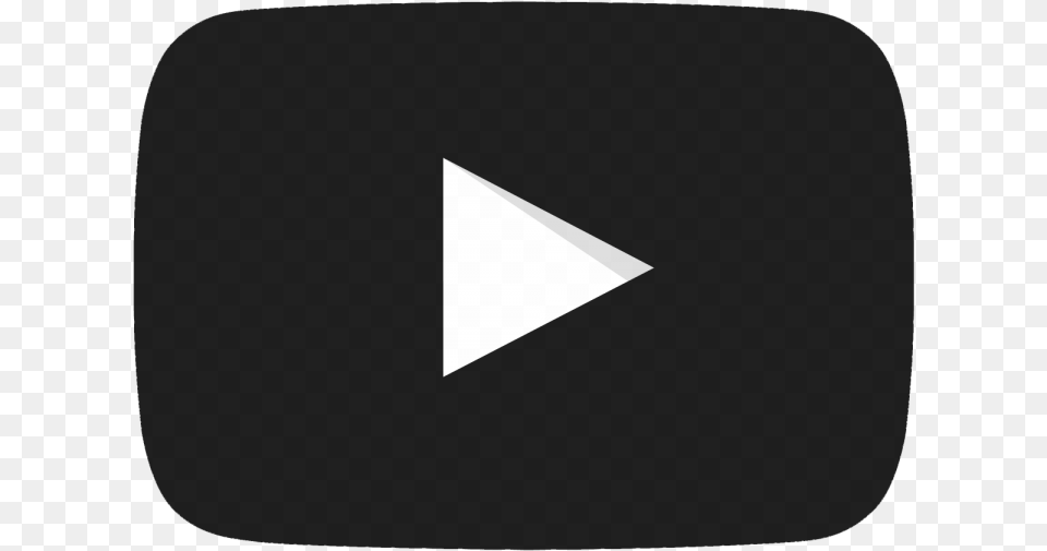 White Youtube Logo Dark Youtube Logo, Triangle Png