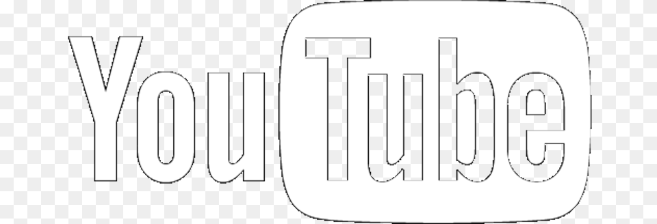 White Youtube Logo Transparent You Tube, Text Free Png Download
