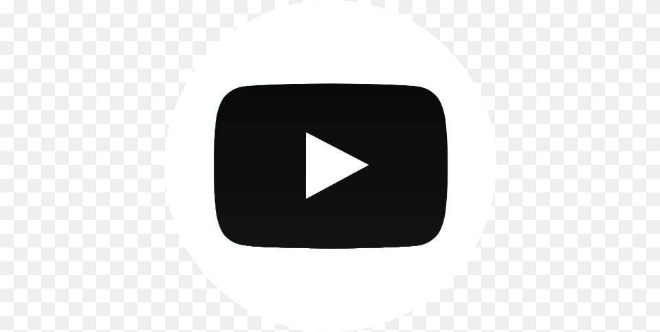 White Youtube Logos, Triangle Free Png