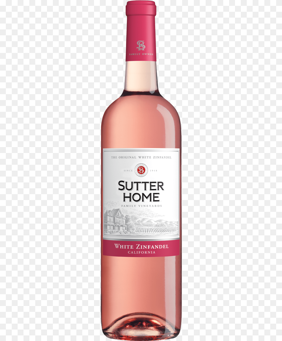 White Zinfandel Sutter Home White Zinfandel, Alcohol, Beverage, Bottle, Liquor Free Transparent Png