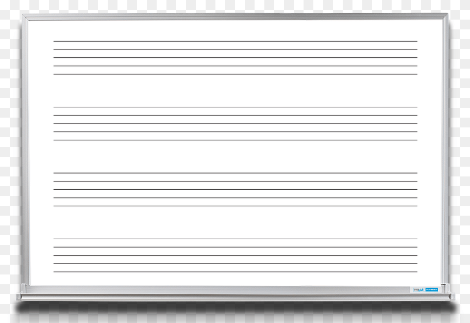 Whiteboard With Printed Lines Charts Everwhite Whiteboards, Page, Text, White Board, Paper Png Image