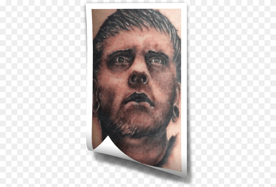 Whitechapel Bent Portrait Tattoo White Chapel Tattoo, Skin, Photography, Person, Head Free Transparent Png