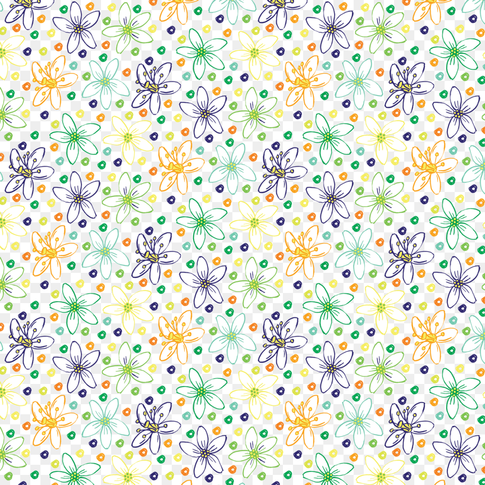 Whiteflowerspatternmulti Portable Network Graphics, Pattern, Plant Png