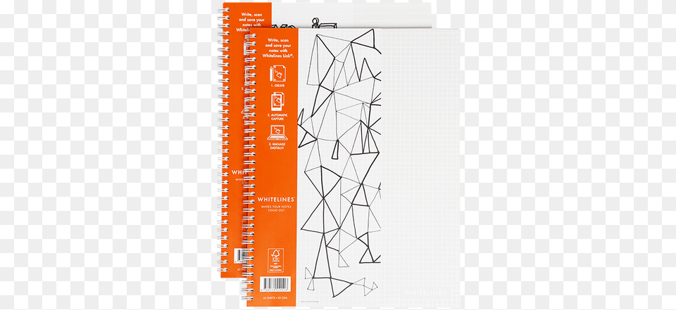 Whitelines Notebook A4 Notebook, Page, Text, Cable Free Png Download