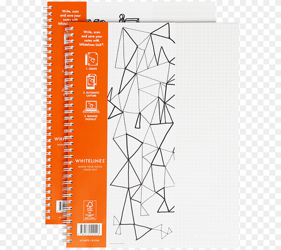 Whitelines Notebook A4 Whitelines A4 Squared Notebook, Page, Text, Person, Cable Free Png Download