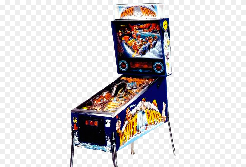 Whitewater Pinball Machine Pinball Machine White Water, Arcade Game Machine, Game Free Png